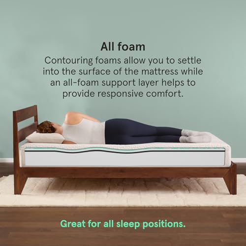 Tuft & Needle Kin Medium 12" Full Adaptive Foam Mattress in a Box, Cooling Gel, Pressure Relief, Durable Support, 100 Night Trial, Fiberglass-Free, CertiPUR-US, 10-Year Limited Warranty
