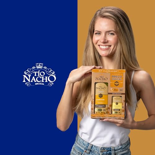 Tio Nacho Shampoo 415ml + Condicionador 200ml Kit Clareador - Antiqueda e Camomila