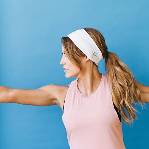 Image of Maven Thread Wide Workout Headbands for Women - Non-Slip Sweatbands for Gym, Running & Yoga