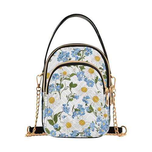 Sac à main en cuir de qualité supérieure aux motifs floraux