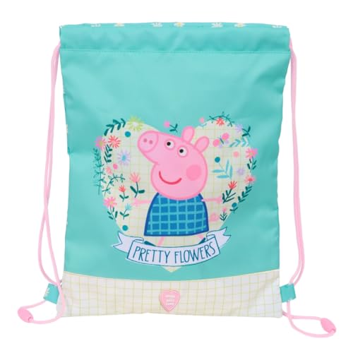 Safta 34 Cm Peppa Pig Pretty Flowers Bag One Size