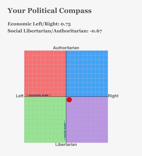 Matt Klinman Tests My Political Compass