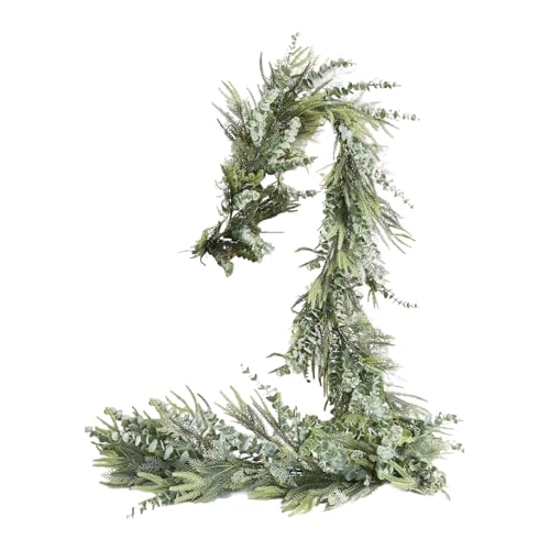Guirlande de pin artificiel pour décorer sans perdre d'aiguilles une cheminée de Noël