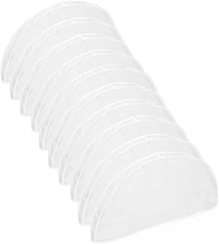 10Pack أغطية الكتف أغطية غطاء غبار الملابس أغطية الملابس أكياس الملابس البلاستيكية لبدلة تخزين خزانة ، المعاطف ، السترات ، تخزين خزانة الملابس