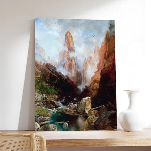 Tableau sur toile Thomas Moran Kanab Canyon décoration murale de prestige