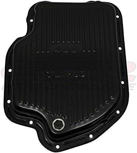 Compatible/Replacement for CHEVY/GM TURBO TH-400 STEEL TRANSMISSION PAN (DEEP SUMP) - BLACK