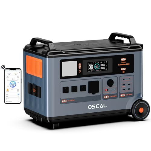 OSCAL Portable Power Station 3600Wh to 57.6kWh