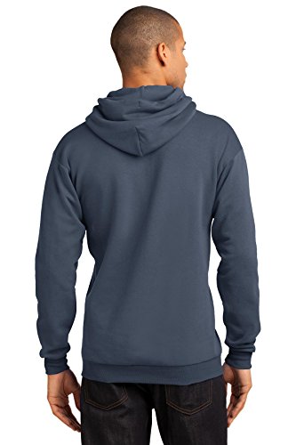 Port & Company - Core Fleece Pullover Hooded Sweatshirt 2XL Steel Blue2