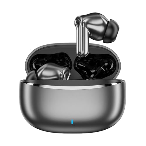 Wireless Earbuds, 2025 Bluetooth 5.4 Headphone 3D Bass Hi-Fi Stereo Ear Buds, 4 ENC Noise Cancelling Mic, 48H 3g USB-C in-Ear Earphone, IP7 Waterproof Workout Sport for Laptop Pad Android iOS, Black