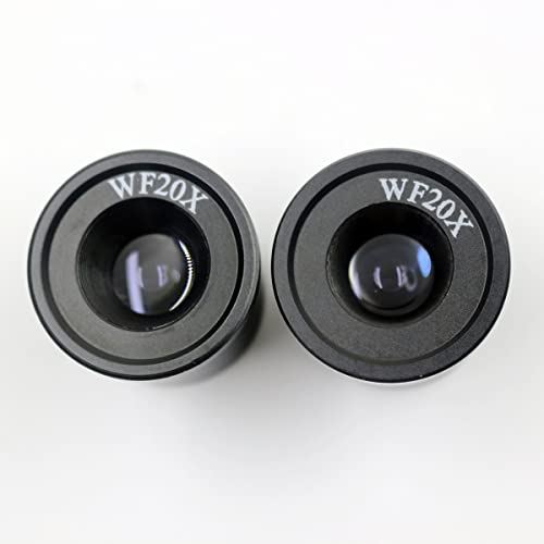 Microscope 2PCS WF20X Eyepieces for Stereo Microscope 30.5mm Mounting Size