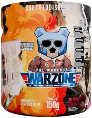 Warzone Pre Workout (150g) | Day Battle - Under Labz (Sabor, Bloo...