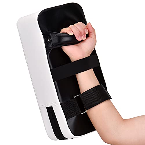 Queta Schlagpolster Schlagkissen PU Leder Handpratzen Schlagpratzen Kickschild Boxsack für Kickboxen Thaiboxen Karate UFC MMA (1PSC)