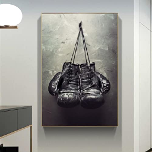 Affiche gants de boxe design moderne déco murale élégante maison - 5