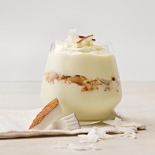 EasiYo Yogurt Greek Style Coconut With Coconut Bits 8 Pack Yoghurt