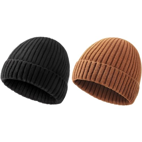 DRESHOW Gorro Bebe Invierno Gorro Lana Niño Sombreros Unisex de Punto Suave para Niños y Niñas Gorros Cálidos para Niños de 2 8 Años