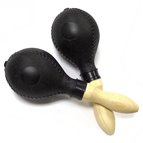 Performance Plus Latin Rhythm Black Shell with Hard Rock Wood Handles, inch (LP288)