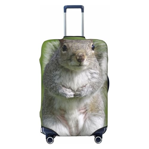 Squirrel Print Luggage Suitcase Covers Elastic Washable Luggage Protector Luggage Covers For Suitcase