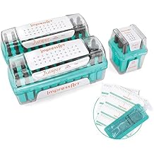 ImpressArt - Juniper Metal Letter Stamp & Number Bundle, with Stamp Enamel and Guides