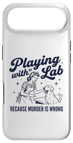 Playing with Labrador Dog Owner Funny Women �X�}�z�P�[�X iPhone Air �p