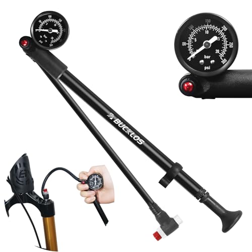 AEYINO Shock Pump for MTB High Pressure 300 PSI Air Fork & Rear Shock Pump