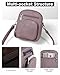 FADEON Small Purses for Women Crossbody Bags, Designer PU Leather Mini Cross Body Purse Travel Shoulder Bag Card Slots