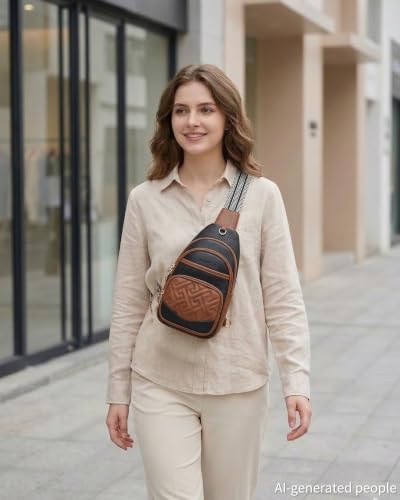 Image of Anti Theft Crossbody Bags for Women,RFID Sling Bag Travel Purse