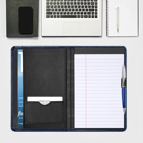 Mini porte-documents A5 bleu marine pour ne plus perdre vos notes importantes - 5