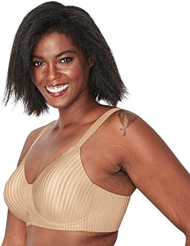 Playtex Women's Wireless Bra, Secrets Perfectly Smooth Wirefree Bra, Full Coverage, US4707