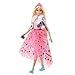 Barbie Princess Adventure Doll in Princess Fashion (12-in Blonde) Doll with Pet Puppy, 2 Pairs of Shoes, Tiara and 4 Accessories, for 3 to 7 Year Olds