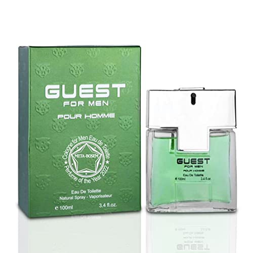 Meta-Bosem Guest Cologne For Men, Eau De Toilette Natural Spray | Wood And Fresh Notes | Woody Aquatic Fragrance, For All Skin Types | Casual And Formal Wear, 3.4 Fluid Ounce/100 Ml #TOP12