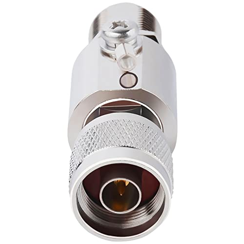 VOANZO Coaxial Lightning Arrester N Male to N Female Lightning Surge Protector 50 Ohm DC 0-6GHz for 3G, 4G, LTE, 5G, GPS etc - Image 2