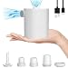 Bomba de Aire eléctrica portátil Podazz, Bomba de Aire Recargable USB de 2500 mAh, 5 boquillas para hinchar, desinflar, colchón de Aire, Anillo de natación, Bolsas de Almacenamiento en el vacío