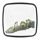 Frogs Lot de 4 boutons de tiroir pour commode, armoire, placard, bibliothèque