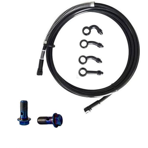�u���[�L�I�C���z�[�X �I�[�g�o�C�u���[�L���C���I�C���z�[�X 0°-28°-45°-90° 30 Cm-500 Cm ���W�G�[�^�[�`���[�u�N���b�`�����p�C�v�l�W �X���b�h M10X1.25 Mm(280cm)