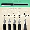 U.S. Art Supply 35-Piece Calligraphy Pen Set - 4 Pens, 5 Nibs, 22 Inks, Includes Calligraphy Pens for Writing, Beginners Handbook & Practice Paper Pad #2