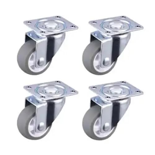 Roulette universelle 32mm TPE roulette meuble roulette tige filetée x4