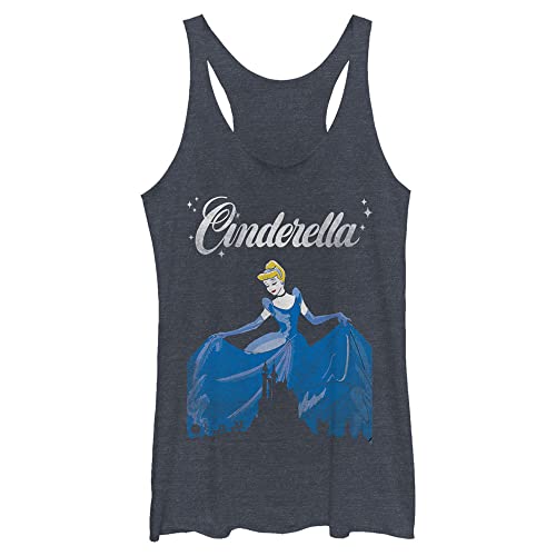 Chemise Disney Cendrillon Dansant pour Femme en coton bleu t-shirt chic