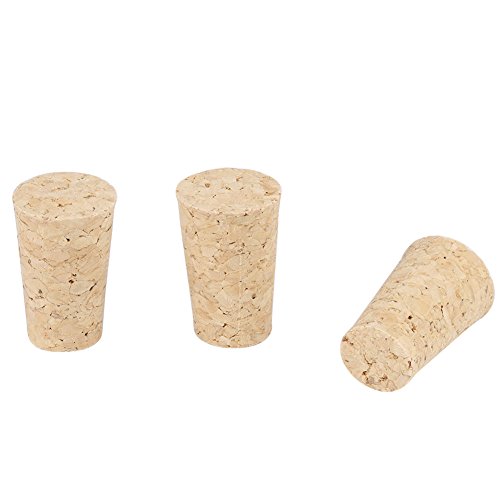 10Pcs Wine Corks, Wood Corks For Wine Bottles Natural Cork Tapered Corks Wooden Wine/Beer Bottle Stopper For Wine Making Crafts(221735Mm) #TOP4