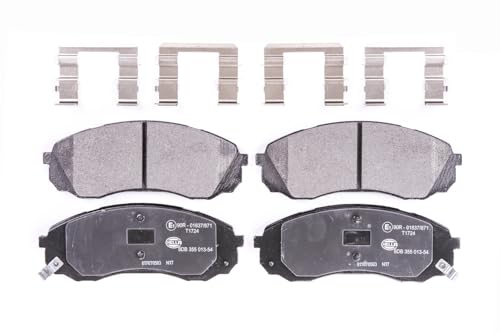 Plaquettes de frein HELLA T1724 avec témoin d'usure pour Dodge et Kia
