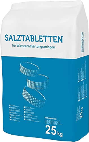 25 kg Sack Regeneriersalz Tabletten Siedesalz zur Wasserenthärtung für...
