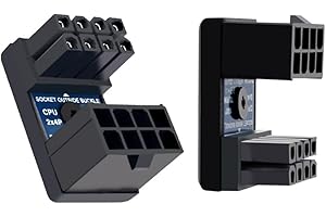 NFHK 2-Pack ATX 8P EPS 12V CPU Angle Header Adapter (Up/Down)