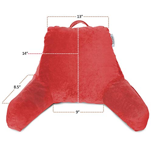 image for Nestl Reading Pillow for Kids & Teens with Shredded Memory Foam, Backr