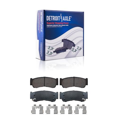 Image of Detroit Axle - Front & Rear Brake Pads for 2007 2008 2009 Hyundai Santa Fe