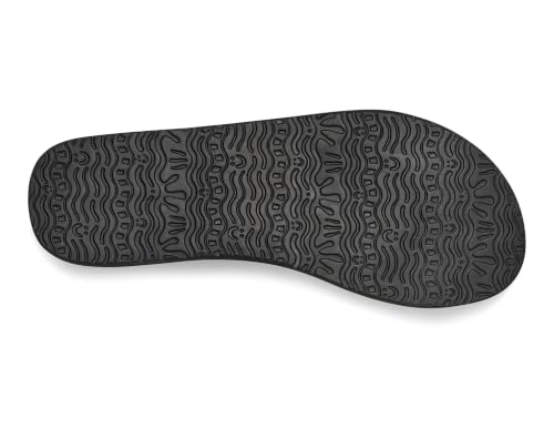 Image of Sanuk Yoga Joy Womens Flip Flops | Yoga Mat Footbed | Sandals for Women | Womens Yoga Sandals | Women's Beach Sandals