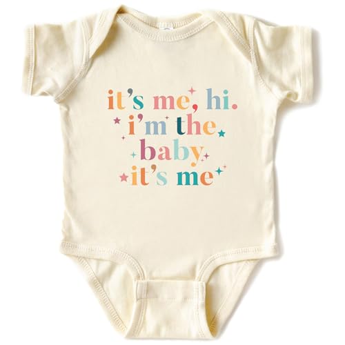 Image of Babies It's Me Hi I'm the Baby It's Me Baby Bodysuit | In my Era Bodysuit for Baby Boys and Girls (3MO, Natural)
