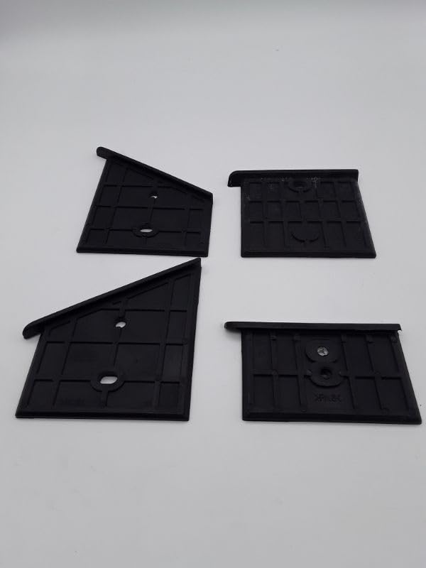 Original Scheppach Kunststoffführungen oben für Holzspalter | 4 Stück | Ersatzführungen passend für Spalter Compact 10T, Compact 8T, HL810, HL800, HL800e, Ox 1-650, OX 1-750 | Meterspalter Führungen
