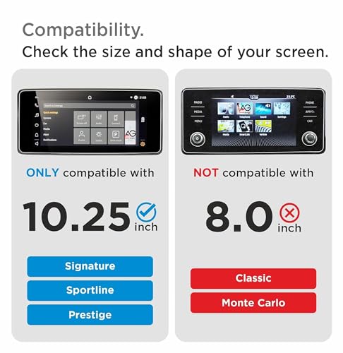 Image of 10-Inch Infotainment System Screen Protector For SKODA SLAVIA | Transparent & Durable Screen Guard Car Accessories | Breakproof & Smudge Resistant | Car Tempered Glass