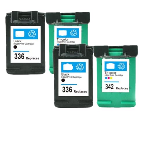 Cartouche 336 342 compatible Deskjet 5440 PSC1510 multipack noir couleur