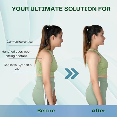Image of Wonder Care Posture Corrector for Men and Women, Back Support Belt with Metal Inserts, Shoulder Straightener for Upper and Lower Back Pain Relief and Back Alignment (28 inch-48 inch)