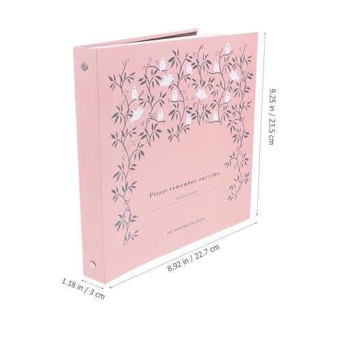Álbum de flores prensadas rosa para evitar manchas de humedad 3